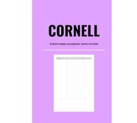 Cornell Study Journal: Professional Note-Taking Template for Academic Excellence: Professional Note-Taking Template for Academic Excellence