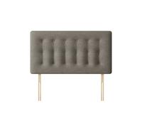 Cornell - Super King Size - Buttoned Headboard - Dark Grey - Fabric - 6ft - Happy Beds