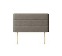 Cornell - Super King Size - Lined Headboard - Dark Grey - Fabric - 6ft - Happy Beds