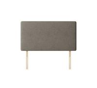 Cornell - Super King Size - Plain Headboard - Dark Grey - Fabric - 6ft - Happy Beds