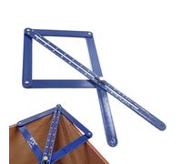 Corner Angle Finder Protractor 45x22.5cm Miter Protractor, Angle Divider with Scales 10 Degree-170 Degree Measurement, Square Angles Finder Flexible Adjustment Convenient Storage for Ceramic Tile