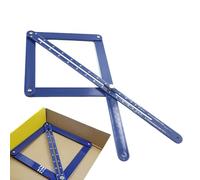 Corner Angle Finder Tool | Diagonal Square Ruler with Scale Markings | Accurate Miter Saw Bevel Gauge | Wide 10°-170° Measurement Range | Heavy-Duty Build Construction Use for Metalworking