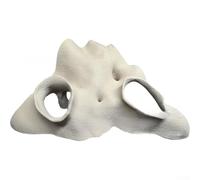 Corner Aquarium Terrarium Hideout Faux Mangrove Root For Reptile Fish Shrimp Habitat Space Saving Natural Appearance Plant Based Material(White-S)