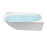 Corner Bath PARNAIBA 1700 x 800 mm White Left Hand