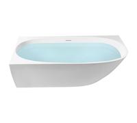 Corner Bath PARNAIBA 1700 x 800 mm White Right Hand