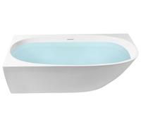 Corner Bath PARNAIBA 1700 x 800 mm White Right Hand