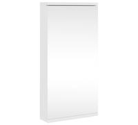Corner Bathroom Mirror Cabinet Toilet Wall Cabinet Corner Vanity Unit vidaXL