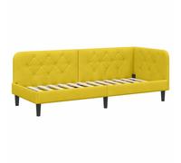 Corner Bed Frame with Headboard Velvet Daybed Compact Sofa Space-Saving vidaXL
