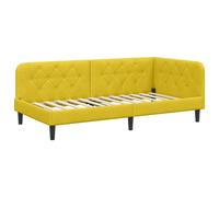 Corner Bed Frame with Headboard Velvet Daybed Compact Sofa Space-Saving vidaXL