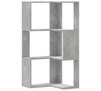vidaXL Corner Bookcase Black oak 50 x 50 x 102 cm Engineered wood