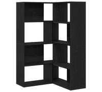 Corner Bookcase 4-Tier Corner Bookshelf Storage Cabinet Engineered Wood vidaXL