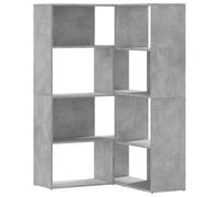 Corner Bookcase 4-Tier Corner Bookshelf Storage Cabinet Engineered Wood vidaXL