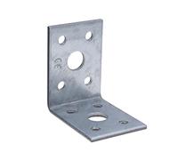 Corner Brace Brackets 90 Angle Robust Steel Connector L-Shape Bracket Fastener 90x90x40x3mm Zinc Finished for Wood Cabinets Furniture Brace Shelf Supporter (Pack of 5)