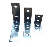 Corner Brace Repair Angle Brackets Heavy Duty Galvanised Steel (30 pcs) 10 Pcs 50x50mm 10 Pcs 40x40mm 10 Pcs 25x25mm. L Shaped Corner Fastener.