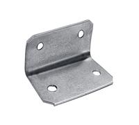 Corner Bracket L Clip Metal Brace Steel Fixing - 10 Pack