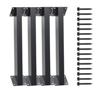 Corner Brackets | 45 Degree Pergola Bracket 2 Pieces | Fixing Kit for Garden Shed, for Wall Corner Closet, Wardrobe, Headboard, Countertop, Kitchen, Outdoor, Shelf, Sink