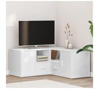 Corner Cabinet Corner Shelf Unit Bookcase Book Shelf Engineered Wood vidaXL