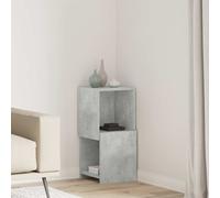 Corner Cabinet 30x30.5x65cm Engineered Wood Concrete Grey Matte Space-Saver Slim