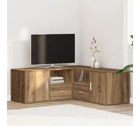 Corner cabinet Artisian oak 200x40x45 cm engineered wood L-shape or straight XL