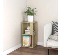 Corner Cabinet Display Shelf Rack Storage Side Table Engineered Wood vidaXL