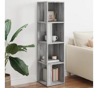 Corner Cabinet Grey Sonoma 33x33x132 cm Engineered Wood Tall Storage for TV