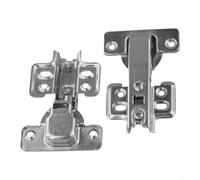 Corner Cabinet Hydraulic Hinge Set of Two, Kitchen Cupboard Hinges, Cupboard Hinges, Buffer Hinge, Designed for Seamless Integration and Easy Adjustment (Hydraulic Model) for Cabinet,Cupboard