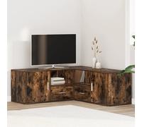 Corner Cabinet Smoked Oak 200x40x45cm Engineered Wood L-Shaped or Horizontal TV
