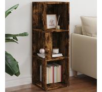 Corner Cabinet Smoked Oak 33x33x100 cm Engineered Wood Vertical Storage Display