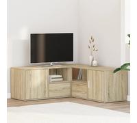 Corner cabinet Sonoma oak 200x40x45 cm Engineered wood L-shape or straight unit