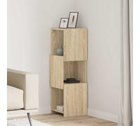 Corner Cabinet Sonoma Oak 30x30.5x95cm Engineered Wood 4 Corner Shelves Modern
