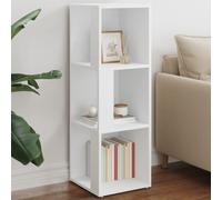 Corner Cabinet Wooden Storage Unit Modern Cupboard 3 Compartments Room Shelf