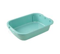 Corner Cat Litter Trays, Reusable High Sided Litter Box with Scoop, Deep Pan for Multiple Kittens Big Cats