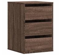Corner Chest of Drawers Storage Drawer Side Cabinet Engineered Wood vidaXL