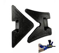 Corner Clamp Adapter Compatible with Irwin Quick-Grip,90 Degree Angle Squeeze Clamp Attachment,Angles Clamp Adapter Tool,Right Angle Woodworking Tools Accessory for Picture Framing,Cabinetry (Black)
