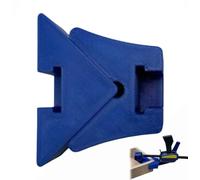 Corner Clamp Adapter Compatible with Irwin Quick-Grip,90 Degree Angle Squeeze Clamp Attachment,Angles Clamp Adapter Tool,Right Angle Woodworking Tools Accessory for Picture Framing,Cabinetry (Blue)