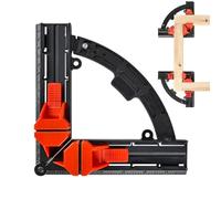 Corner Clamp for Woodworking | Multi-Angle to Multiple Angle Fixing Clips | Adjustable Straight Angle Function from 30 to 90 Degrees for Shelves, Cabinets