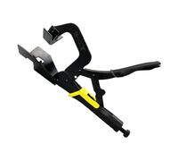 Corner Clamp Right Angle Woodworking Clamp, Adjustable High Performance Clip for Alignment of the Conveyor Connection, Durable Precision Mirror Tool, Ergonomic Metal Positioner, Black