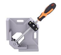 Corner Clamp, Single Handle 90°Right Angle Clamp Corner Clamp, Woodworking Framing Work Right Angle Clamp with Adjustable Swing Jaw, High Strength Light Aluminum Alloy Material Wood Clamp Jig