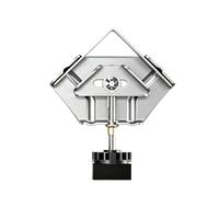 Corner Clamp Stainless Steel 90 Degree Positioning Tool, A | with Manual Screw Control for Frame Assembly Project Work