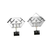 Corner Clamp Stainless Steel 90 Degree Positioning Tool, B | with Manual Screw Control for Frame Assembly Project Work