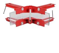 Corner Clamps 1pc/4pcs 90 Degree Right Corner Clamp Woodworking Picture Frame Glass Fixture Carpenter Hand Tool(Red-1pc)