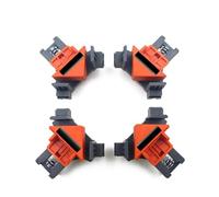 Corner Clamps 4pcs Corner Clamp 90 Degrees Right Angle Clamp Clip Quick Fixing Picture Frame Corner DIY Fixture Hand Tool Set Corner Clamps for Woodwork