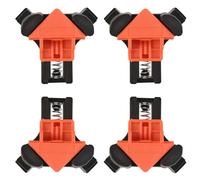 Corner Clamps for Woodwork, Angle Clamps for Wood, 90 Degree Right Angle Clamp, Suitable for Woodworking, Drilling and Cabinet Making, Save Working Time and Improve Efficiency, 4 Pcs