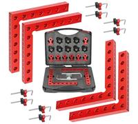 Corner Clamps For Woodworking - Aluminum Alloy Right Angle Clamping Jig, 90 Degree Positioning Squares, Precision Wood Assembly Tool, Heavy Duty Carpenter Fixing Support, Accurate Frame Drawer Cabinet