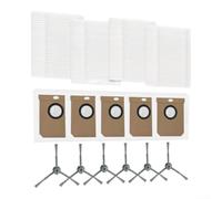 Corner Cleaning Brush Set for eufy for l60 for hybrid Robot Corner | Reusable plastic and nylon parts, fits for eufy L50 for l60, includes brushes filters bags, easy swap