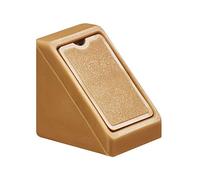 Corner Connecting Shelving Blocks Shelf Support Bracket Plastic Plinth Fixing Beige x50