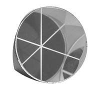 Corner Cube Prism 12.7mm, Optical Glass Total Station Prism, Survey Prism with Excellent Reflection for Tunnels Roads Bridges Dams Buildings, Replacement Accessory