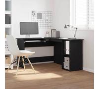 Corner Desk Computer Desk Study L-shaped Desk Table Engineered Wood vidaXL