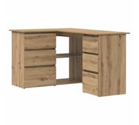 Corner Desk Chipboard Home Office Computer Study Table Multi Colours vidaXL