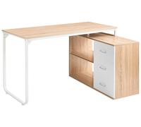 Corner Desk SOGNE Light Brown 140 cm 100 cm